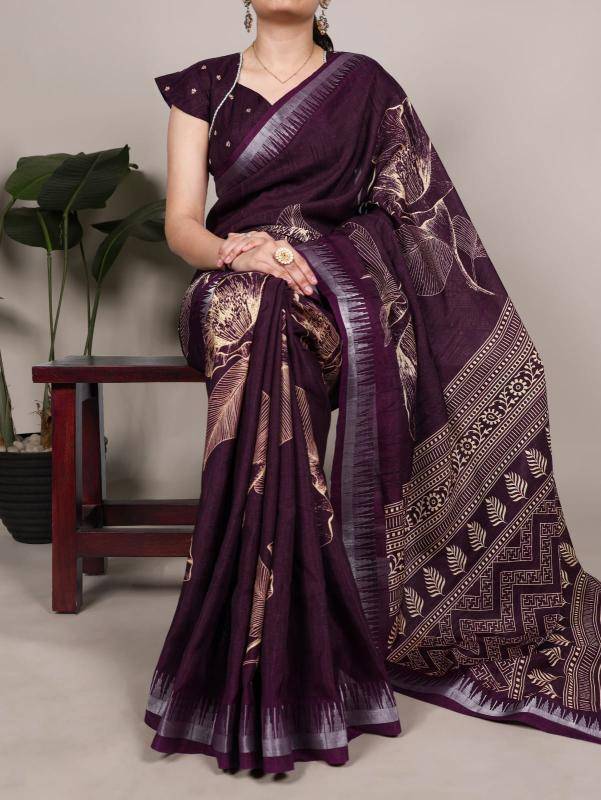 Divastri lnb floral printed Saree wholesalers in Bangalore